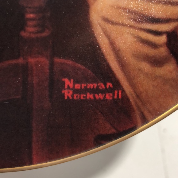 Edwin M. Knowles Best Friends by Norman Rockwell collector plate - Picture 3 of 10